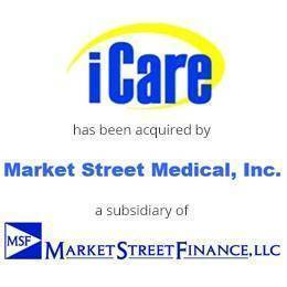 ICare has been acquired by Market Street Medical, a subsidiary of market street finance