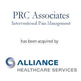 PRC Associated Interventional Pain Management has been acquired by alliance healthcare services
